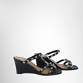 Valentino Preowned Luxury Sandals Rockstud Sandals Side View