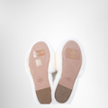 Valentino White Mule Shoes – Pre-Owned Luxury Shoes – Antonio & Co –Bottom View 