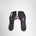 Versace Preowned Luxury Sandal Leather Sandal Metallic Pink Bottom View