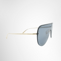 Versace Preowned Luxury Sunglasses Eyewear VE2230B Studded Shield Sunglasses Side View