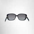 Versace Preowned Luxury Sunglasses VE4357 Black Grey Gradient Sunglasses Back View