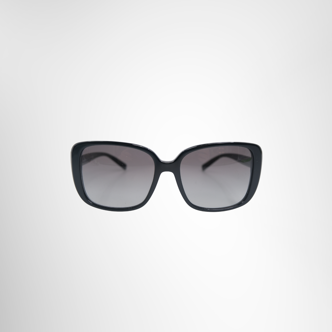 Versace Preowned Luxury Sunglasses VE4357 Black Grey Gradient Sunglasses Front View