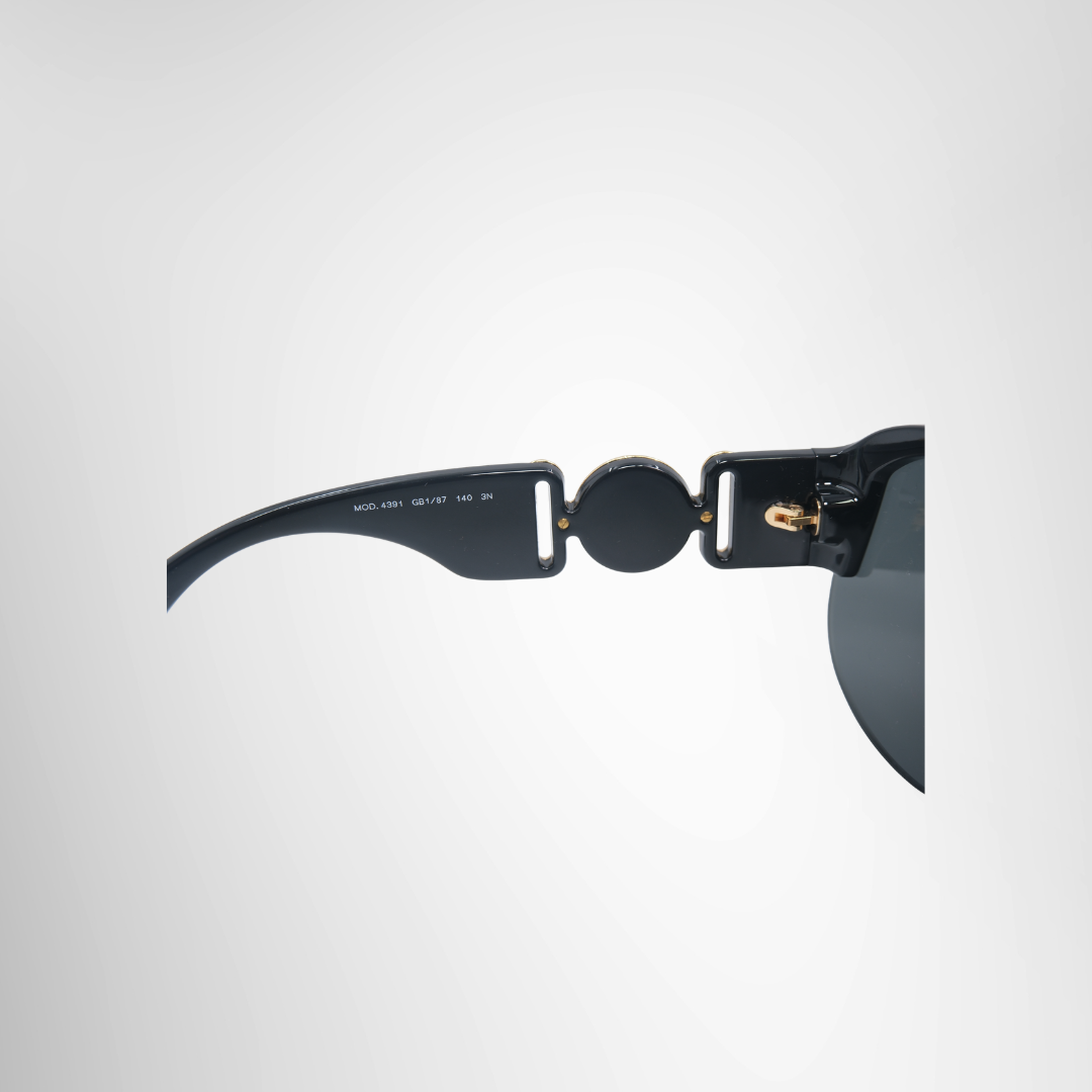 Versace Preowned Luxury Sunglasses VE4391 Medusa Biggie Shield Sunglasses Back View 2