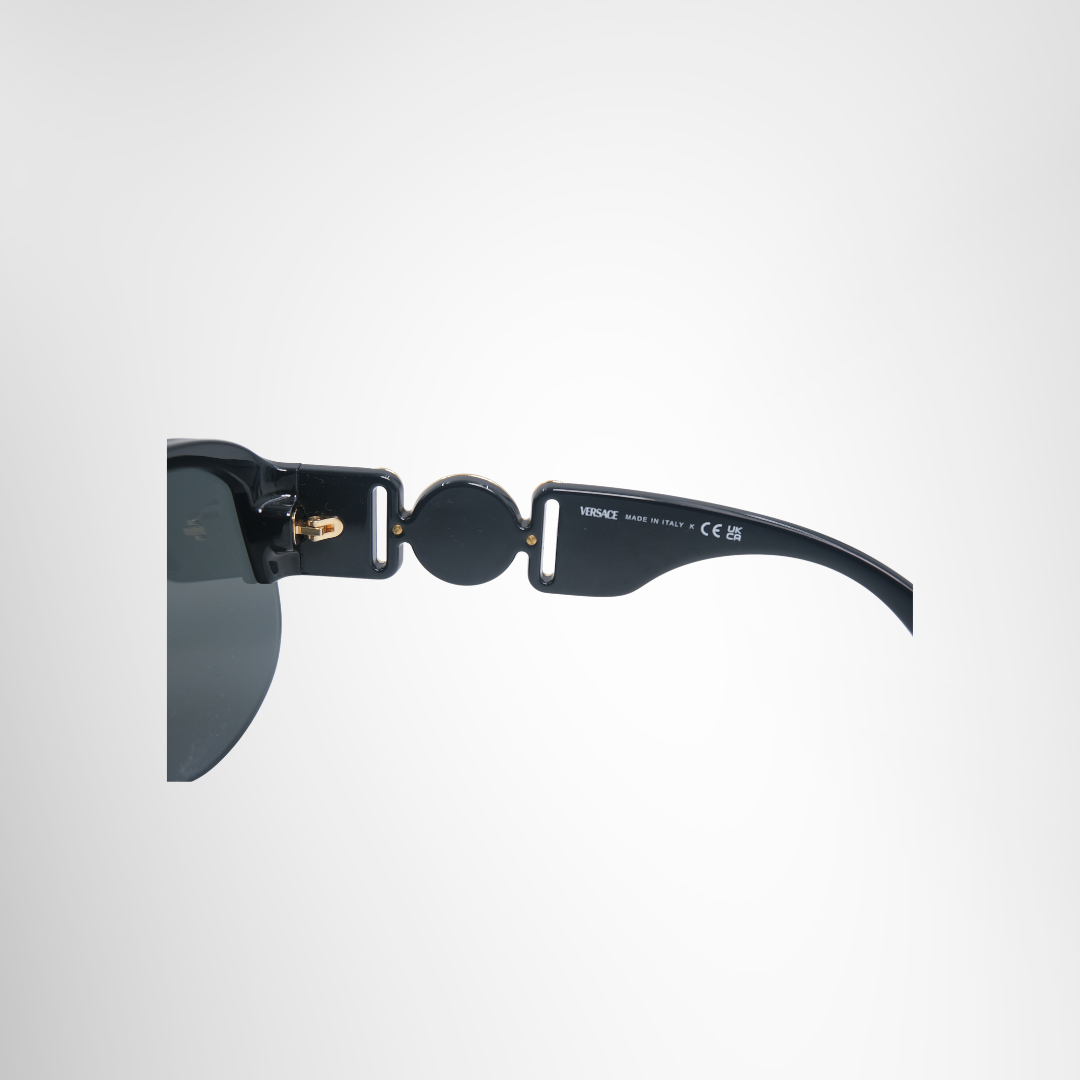 Versace Preowned Luxury Sunglasses VE4391 Medusa Biggie Shield Sunglasses Back View 3