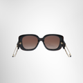 Versace Preowned Luxury Sunglasses VE4411 Black Frame in Brown Lenses Back View
