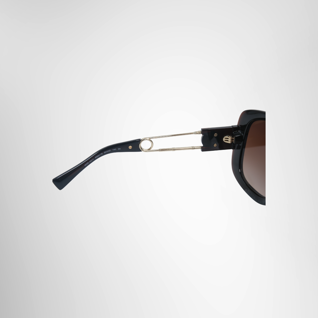 Versace Preowned Luxury Sunglasses VE4411 Black Frame in Brown Lenses Back View 2