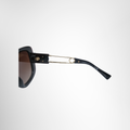 Versace Preowned Luxury Sunglasses VE4411 Black Frame in Brown Lenses Back View 3