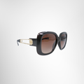 Versace Preowned Luxury Sunglasses VE4411 Black Frame in Brown Lenses Side View