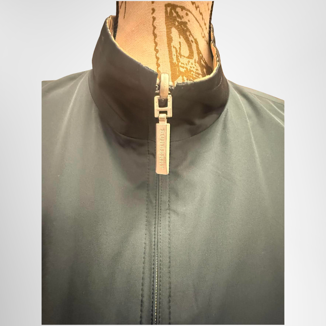 Burberry Black Zip-Up Vest