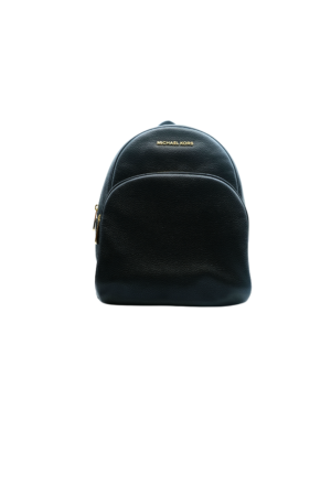 Leather Backpack in Black