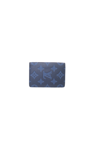 Louis Vuitton Monogram Shadow Pocket Organizer in Bleu Marine
