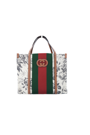 GUCCI Interlocking G canvas Small Tote Bag
