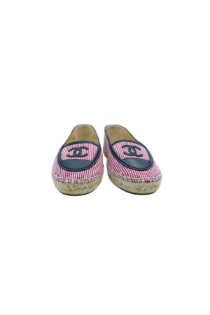 CHANEL Espadrille Flat Shoes